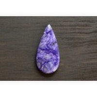 チャロアイトクォーツ【8】天然石ルース・カボション（40×19mm）