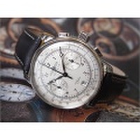 ツェッペリン ZEPPELIN 腕時計 7674-1 100周年記念 クォーツ 42mm レザーベルト