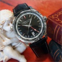 ハミルトン HAMILTON 腕時計 H32695731 ジャズマスター GMT レザーベルト メンズ 自動巻