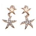 ハワイアンジュエリー / ジルコニアスターフィッシュピアス