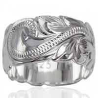 ハワイアンジュエリー / スクロールカットアウトリング(10mm)