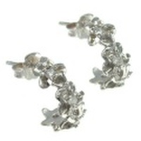 ハワイアンジュエリー / セミサークルプルメリアピアス