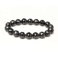 ブレスレット サファイヤ 128面カット 11φ 18玉 No.5