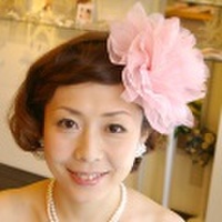 ヘアアクセサリーコサージュ ピンク CS-0501P