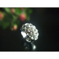 ボリュームリング(クリアスワロフスキー）