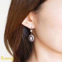 ミハエルネグリン　ラージオーバルマーキーズフックピアス