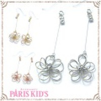 ライン フラワー スウィング樹脂 ピアス パリスキッズ本店 原宿 pariskid’s 公式 通販 安い ymgir josim