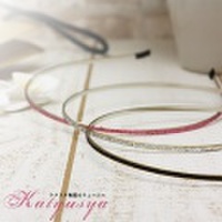 ラメラメ極細カチューシャ【ネコポス対応OK※代引き不可】 〜とても細いので2〜3本重ね着けするのもお薦め♪