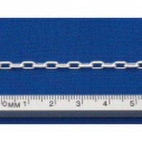 ロングアズキ4面カットシルバーチェーン (巾3ｍｍ) Ag925