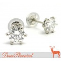 一粒ダイヤ ピアス Pt900 D:0.503 D:0.505 [ダイヤモンド プラチナ]