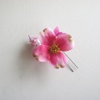 花みずきの髪飾り　Uピン