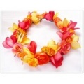 高級造花　美人綺麗ハクレイ　ビタミンカラー　オレンジ　プルメリア　　アーティフィシャルフラワー　ドレス花冠　ブライダル花冠　ウエディング花冠　小顔【hanakan90】【ROMANTIC】【ロマンティック】