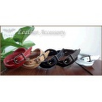 大人仕様でシニア世代にもお勧めのアクセサリー！ 5色展開クロップウォッシュレザー2重巻レザーブレス★ブランド【quitter】