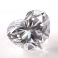 天然ダイヤモンド ルース(裸石) 0.087ct, Dカラー, VVS-2, ハートシェイプ 【 中央宝石研究所ソーティング袋付 】 【 送料無料 】