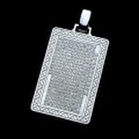 般若心経ペンダント・Pt900プラチナ ペンダント ネックレス メンズ Pt900プラチナ 名入れ