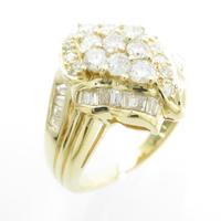 K18YG ダイヤモンドリング