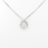 【新品】プラチナダイヤモンドネックレス 0．187ct・E・SI1・GOOD20％引き
