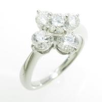 PT フラワー ダイヤモンドリング