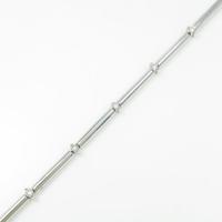 K18WG ダイヤモンドブレスレット