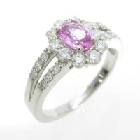 PT ピンクサファイヤリング