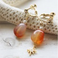 カーネリアンイヤリング