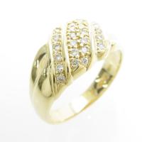 K18YG ダイヤモンドリング