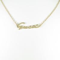 グッチ ロゴチャーム ネックレス