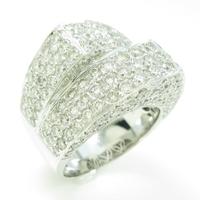 K18WG パヴェ ダイヤモンドリング10％引き