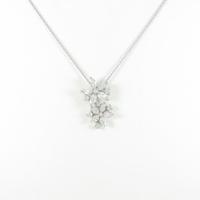 【リメイク】PT フラワー ダイヤモンドネックレス