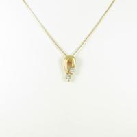 K18YG ダイヤモンドネックレス