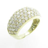 K18YG パヴェ ダイヤモンドリング