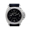 【PANERAI パネライ】OP6727 ルミノールマリーナ SS/ラバー 手巻 黒文字盤 裏スケ メンズ 11536-0