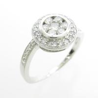 18KTWG ダイヤモンドリング