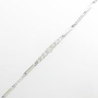 K18WG ダイヤモンドブレスレット