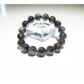 RE0554　【稀少】　ブラックルチルクォーツAAA’　１２ｍｍ　ブレスレット