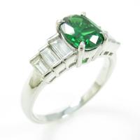 PT グリーンガーネットリング