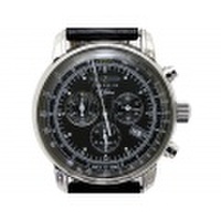 新着価格破壊【ZEPPELIN ツェッペリン】7680-1 100周年記念モデル クロノグラフ SS/革 デイト クォーツ メンズ 47032-0