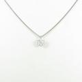 プラチナダイヤモンドネックレス 0．416ct・G・SI2・3EXT10％引き