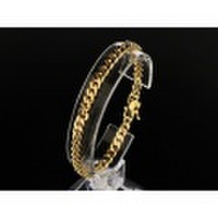 新着【K18YG イエローゴールド】喜平ブレスレット 喜平 2面 20.0g メンズ 11510-0