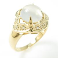 K18YG ムーンストーンリング