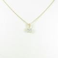 【リメイク】K18YG ダイヤモンドネックレス 0．521ct・H・VS1・VERYGOOD