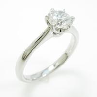 【リメイク】プラチナダイヤモンドリング 0．704ct・F・VS2・EX H＆C10％引き