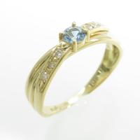 スタージュエリー アクアマリンリング