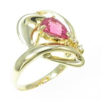 K18YG トルマリンリング