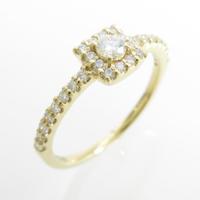 【リメイク】K18YG ダイヤモンドリング