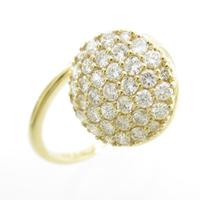 【リメイク】K18YG パヴェ ダイヤモンドリング