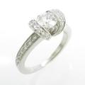 ティファニー リボンリング 0．42ct・G・VVS1・3EXT