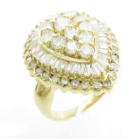 K18YG ダイヤモンドリング