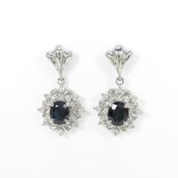 PT／K18WG サファイヤピアス