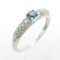 K18WG ダイヤモンドリング